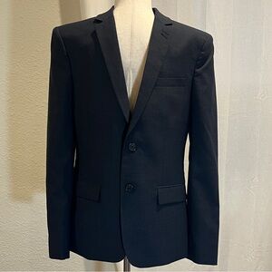 The Kooples Men's Deep Navy Two-Button Notch Lapel Blazer 100% Wool. NWT